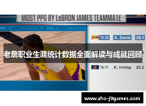老詹职业生涯统计数据全面解读与成就回顾